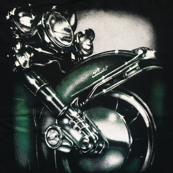 Vintage Harley Davidson Classic Bike Shirt Bastard - Picture 2 of 8